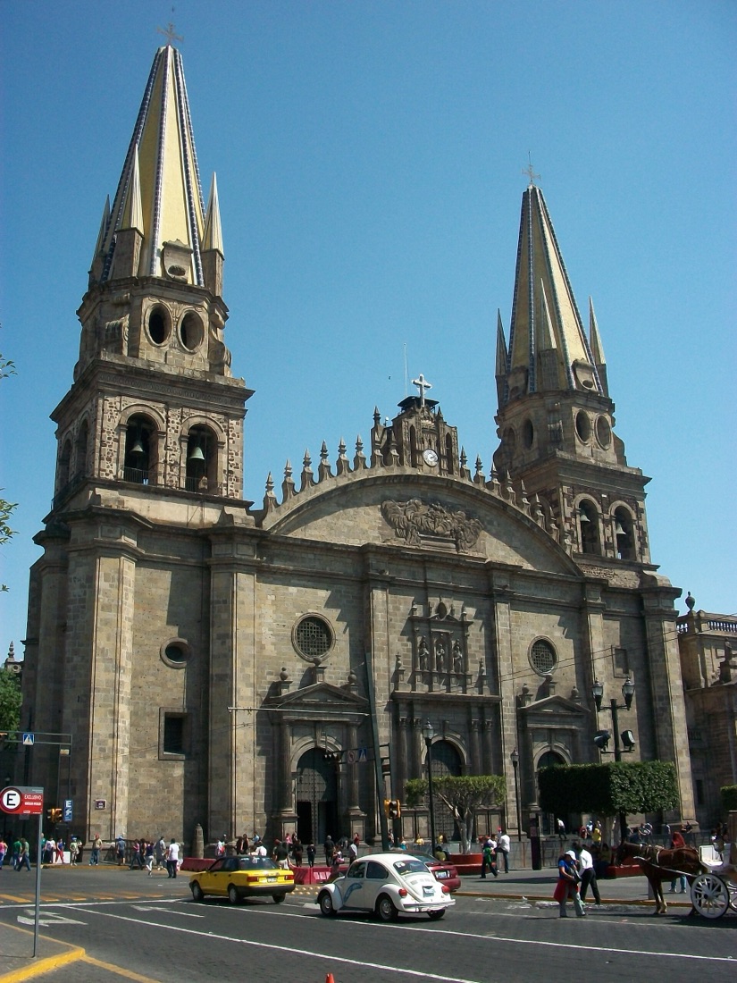 Catedral de Guadalajara, en el centro histórico de la ciudad